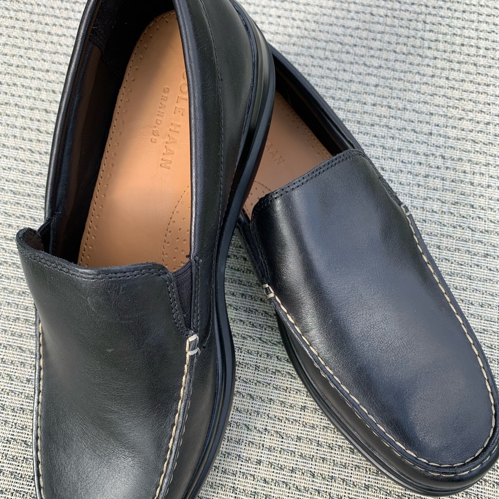 Cole Haan slip on loafers, size 10.5.  Worn only a few times.